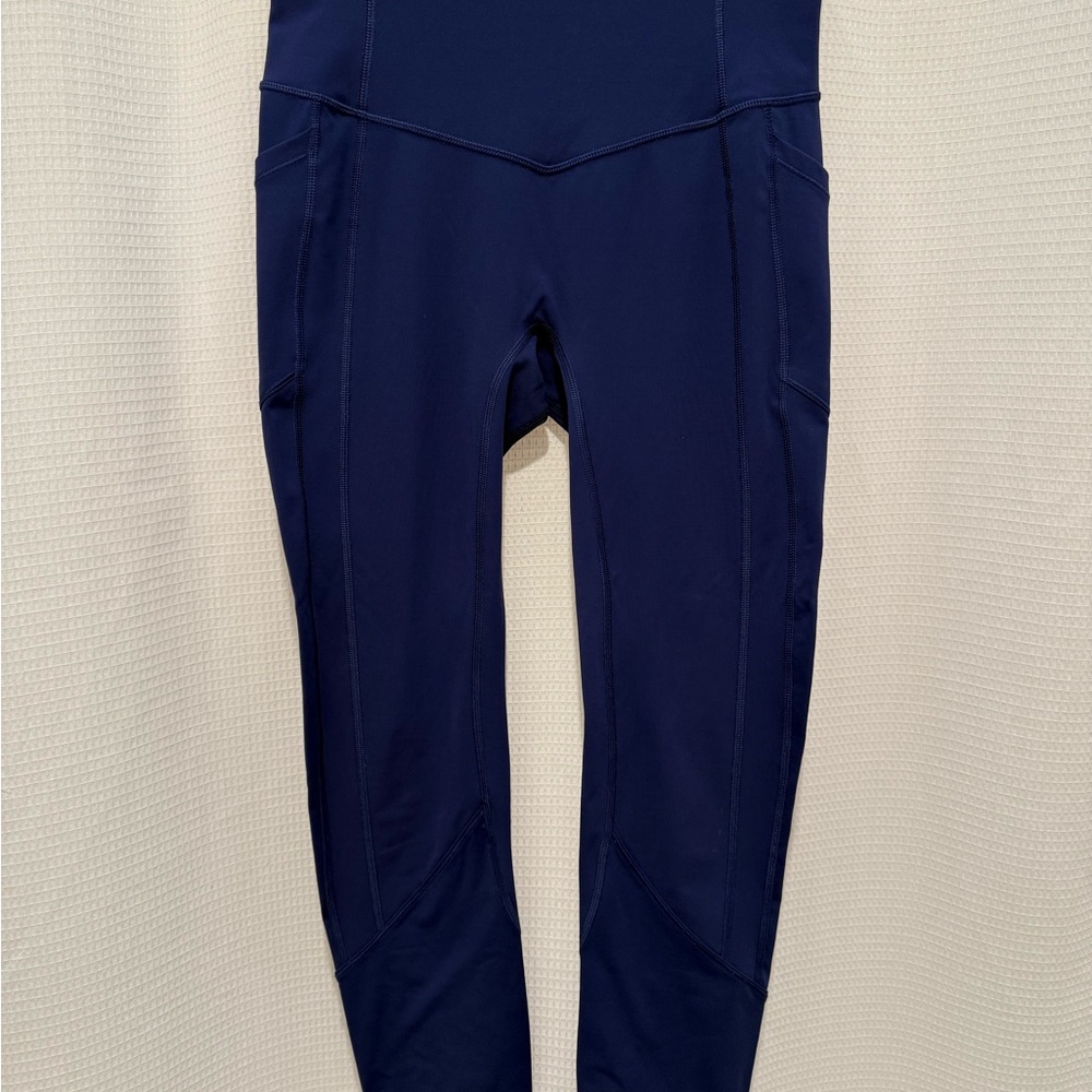Lululemon Navy Blue High-Waisted Leggings